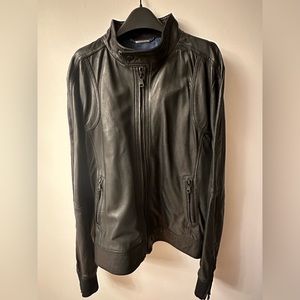 D & G Lambskin Leather Jacket worn once size 56 euro